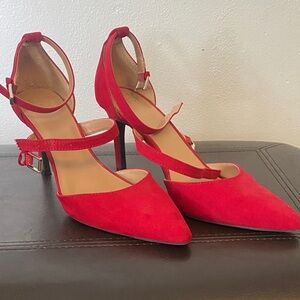 a new day Red Strappy Heels